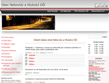 Tablet Screenshot of nebovidy.eu